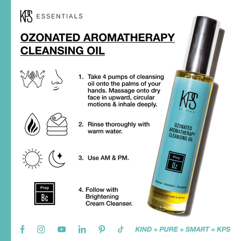 Ozonated Aromatherapy Cleansing Oil