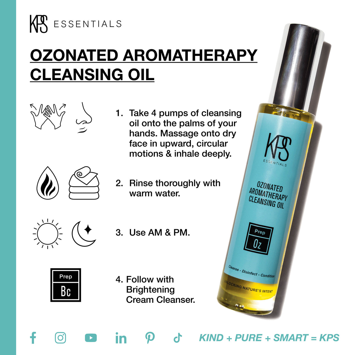 Ozonated Aromatherapy Cleansing Oil
